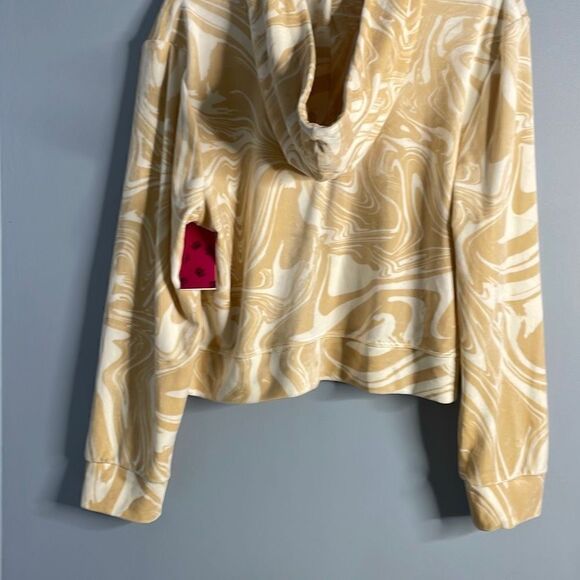 Juicy Couture Beachwood Swirl Micro Sherpa Lined Sweatsuit Sweatpants Medium Hoo - Picture 11 of 12